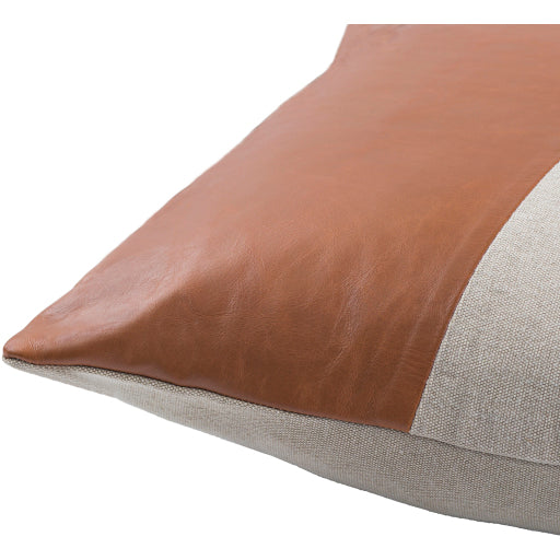 SYA 18” BRANSON LEATHER  PILLOW