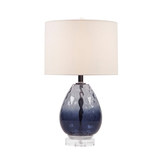 OLX 23”H BOREL DARK BLUE LAMP