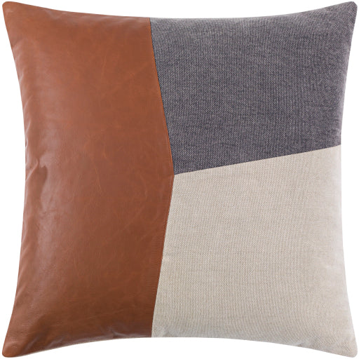 SYA 18” BRANSON LEATHER  PILLOW