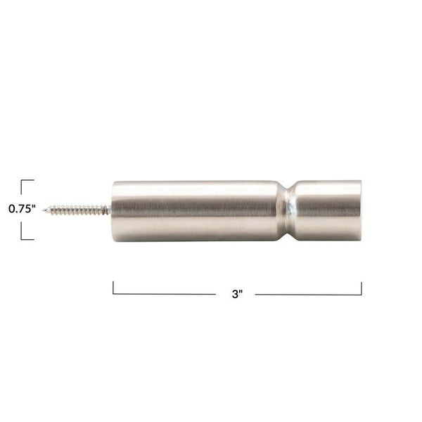 CC 3”Metal Wall Hook,Nickel