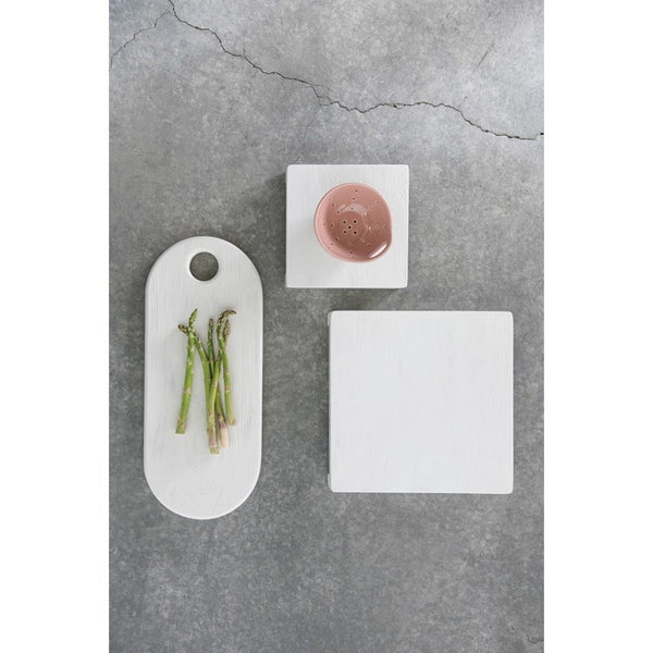 CC 8”x2” WHITE WOOD CHEESEBOARD