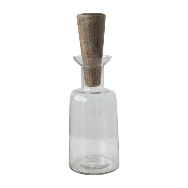 CC 32oz GLASS DECANTER W/ STOPPER