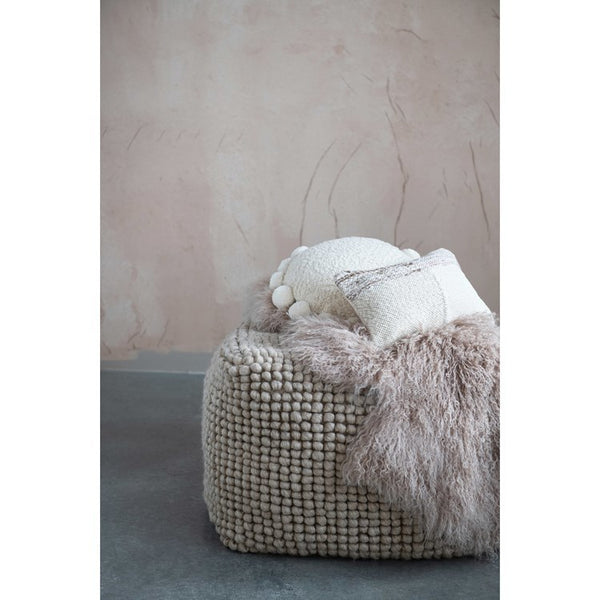 CC WOVEN LUMBAR PILLOW