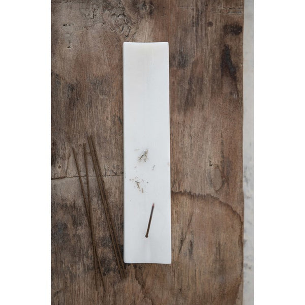 CC 8”L MARBLE INCENSE HOLDER