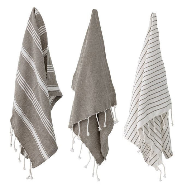 B SET/3 TURKISH TOWELS