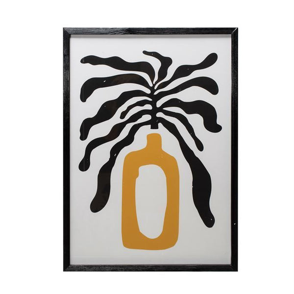 B 19-1/2"W x 27-1/2"H Abstract Flower WALL ART