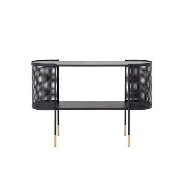 B 47"W x 14.25"Dx31.5"H Metal Console Table