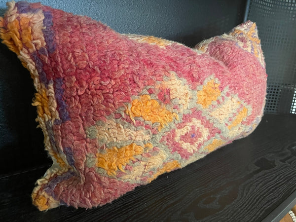 DZ VINTAGE MOROCCAN RUG LUMBAR PILLOW 2