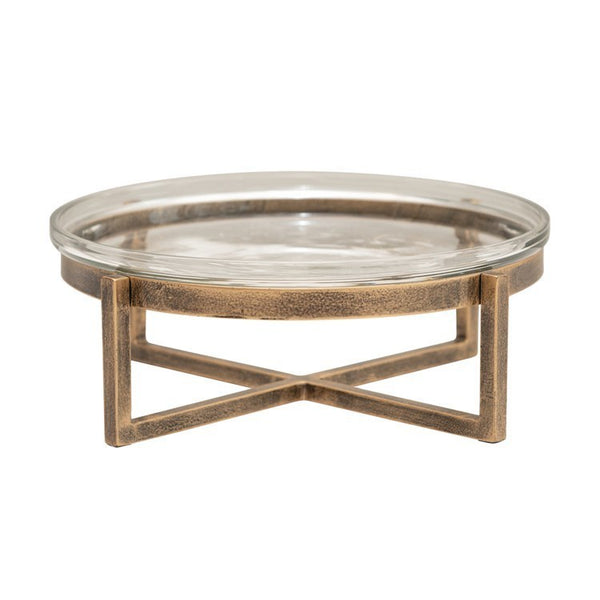 CC 8x3 GLASS TRAY/METAL STAND