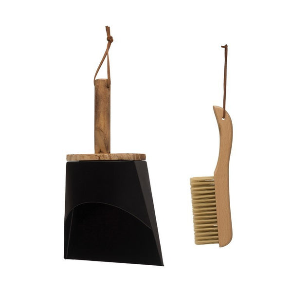CC SET/2 Wood Brush&Metal Dust Pan
