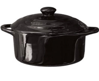 5” BLK MINI BAKER w/ LID