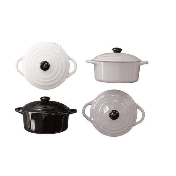 5” BLK MINI BAKER w/ LID