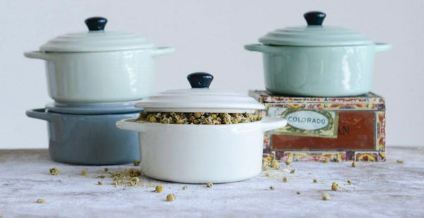 5” MINT GREEN MINI BAKER w/ LID