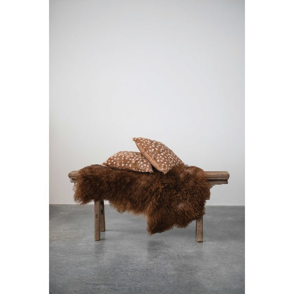 CC BROWN NEW ZEALAND LAMB FUR