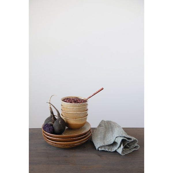 CC 5” MUSTARD GLAZED BOWL