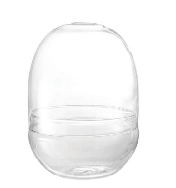 B 7.75"X9.75" GLASS TERRARIUM