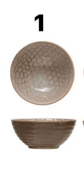 SMALL BEIGE (1) GLAZED BOWL