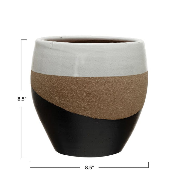 MULTI COLOR TERRA COTTA PLANTER