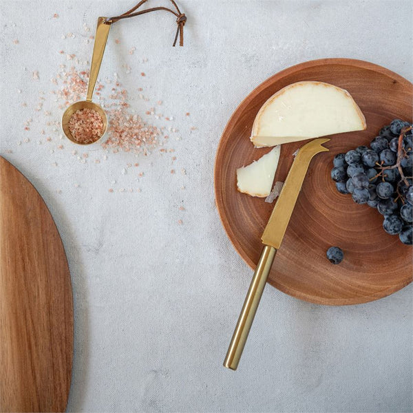 GOLD STAINLESS CHEESE KNIFE