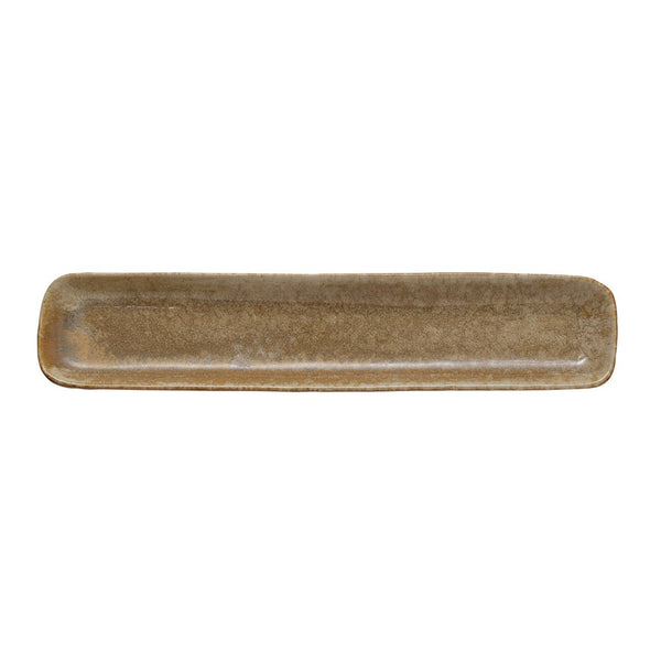 MUSTARD STONEWARE PLATTER