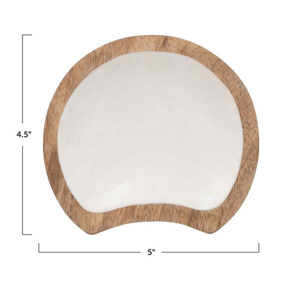 MANGO/ENAMEL SPOON REST