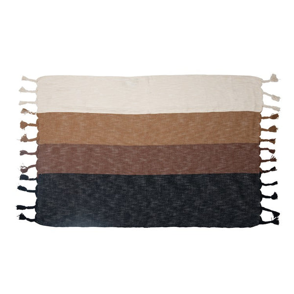 BLACK\BROWN\CREAM THROW