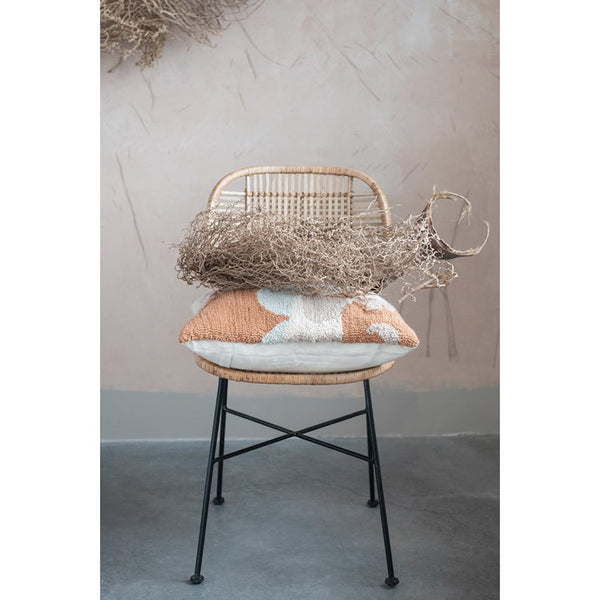 20” TERRACOTTA PUNCH HOOK PILLOW