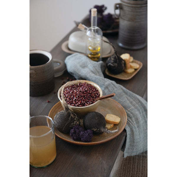 CC 8.25” MUSTARD GLAZED PLATE