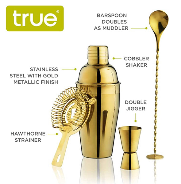 GOLD BARWARE BOX SET