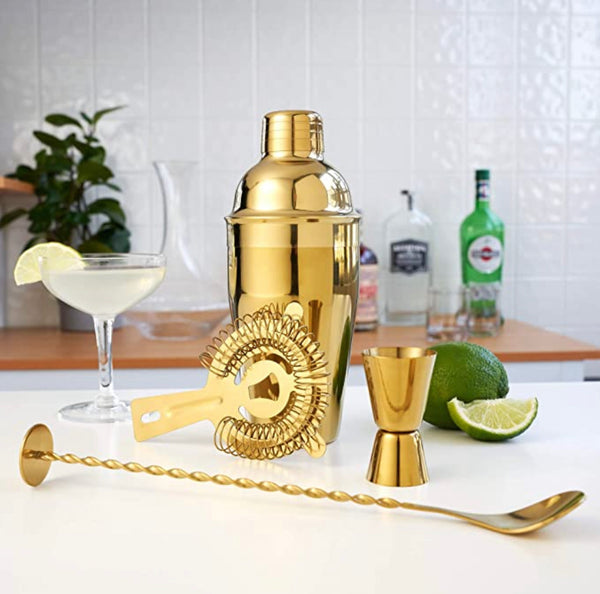 GOLD BARWARE BOX SET