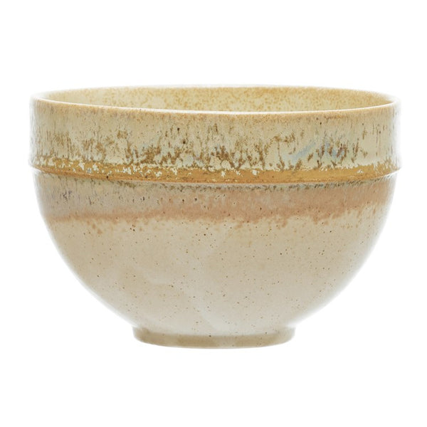 CC TAN GLAZED DIP BOWL