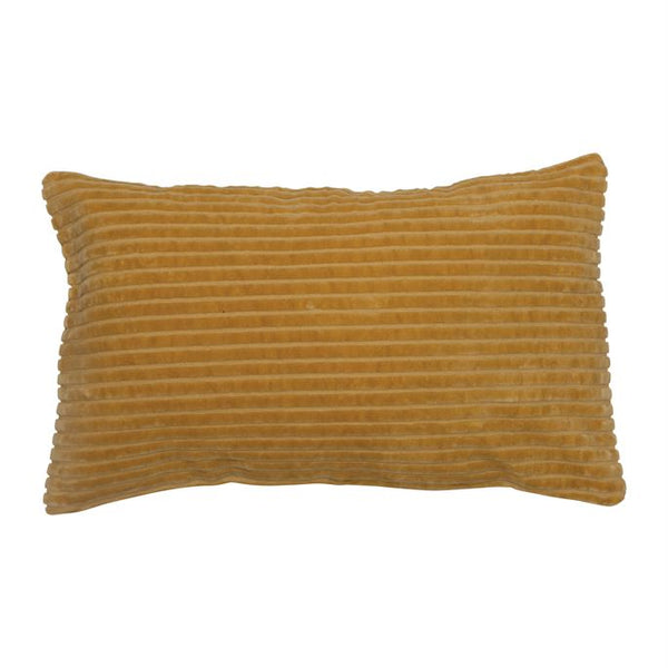 B MUSTARD WideCorduroy Lumbar Pillow