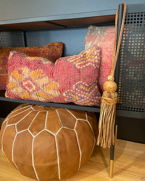 DZ MOROCCAN LIGHT LEATHER TASSLE