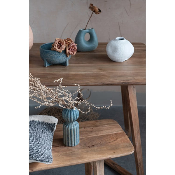 CC WHITE VOLCANO FINISH VASE