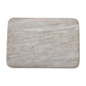 CC 10x7 Marble Reversible Cheese/Cutting Board, Beige&White