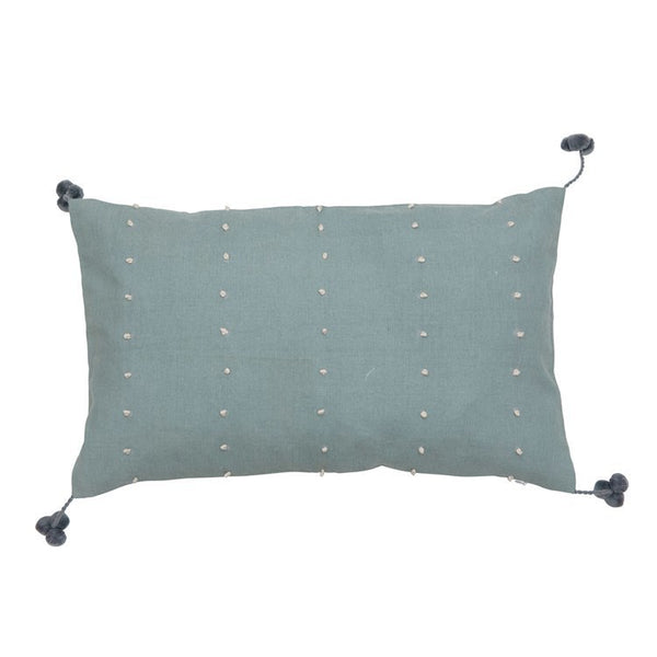 CC Cotton Lumbar Pillow/ Mint Color