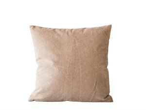 B 18" SAND Cotton Corduroy Pillow