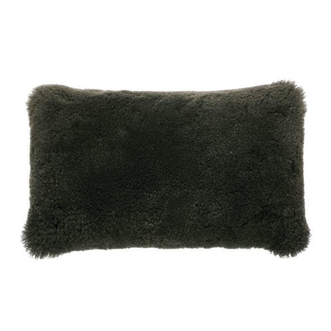 B NEW ZEALAND Lamb Fur Lumbar,Charcoal