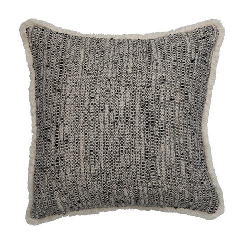 CC TEXTURED BLACK/CREAM PILLOW