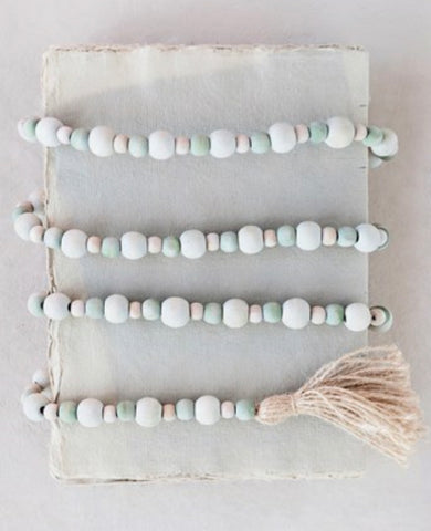 CC BLUE/WHITE WELCOME BEADS