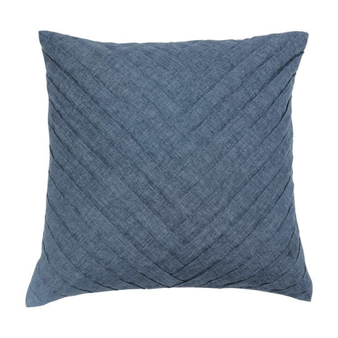 CC 20” BLUE LINEN PILLOW