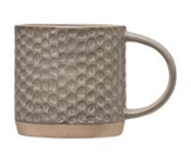 DEBOSSED DOTS MUG