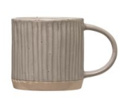 DEBOSSED LINES MUG