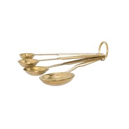 B STAINLESS GOLD MEASURING SPOONS