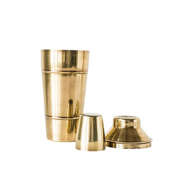 STAINLESS BRASS COCKTAIL SHAKER