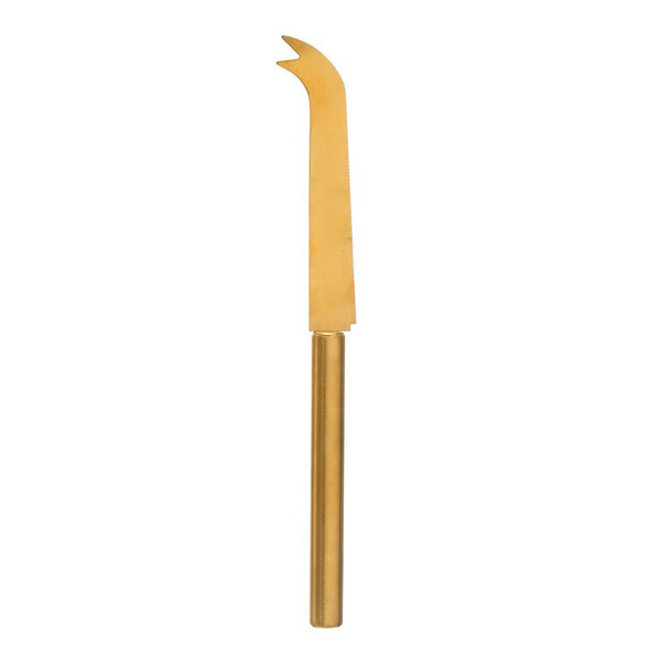 GOLD STAINLESS CHEESE KNIFE