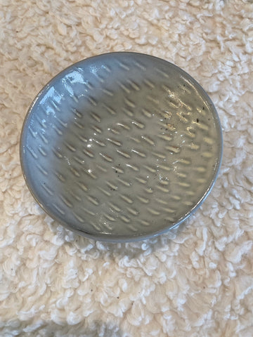 CC GREY DASH DEBOSSED BOWL