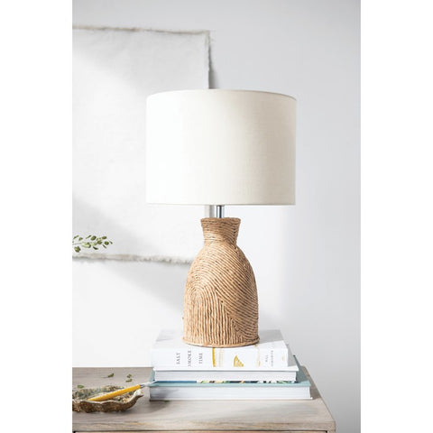 CC ROPE WEAVED LAMP